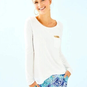 Lilly Pulitzer softest Pima cotton modal shirt size xxs new new without …